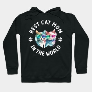 Best cat mom in the world Hoodie